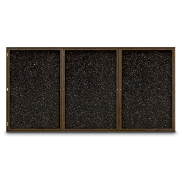 Sliding Door Indoor Enclosed Corkboard, 7